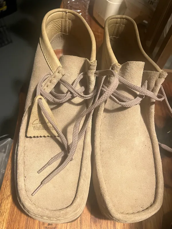 Originals Wallabees in the iconic Maple/Beige Suede - Image 2
