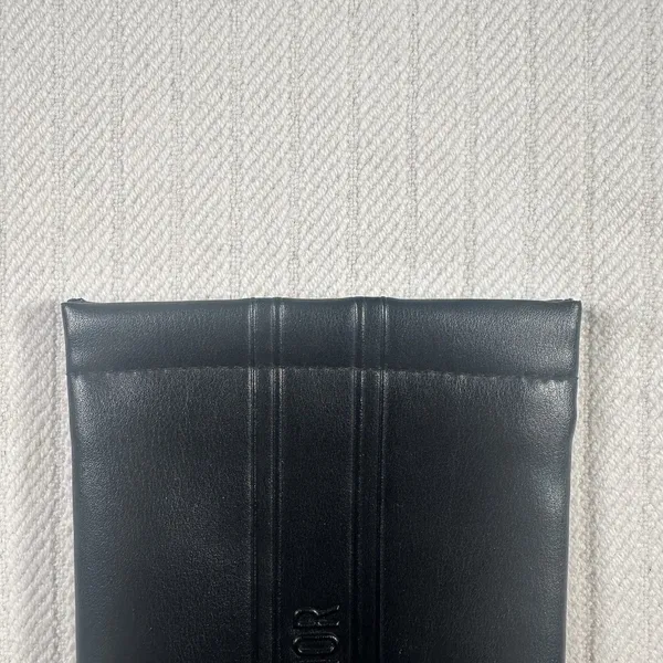 Original Christian Dior Sunglasses Eyeglasses Black Leather Pouch - Image 4