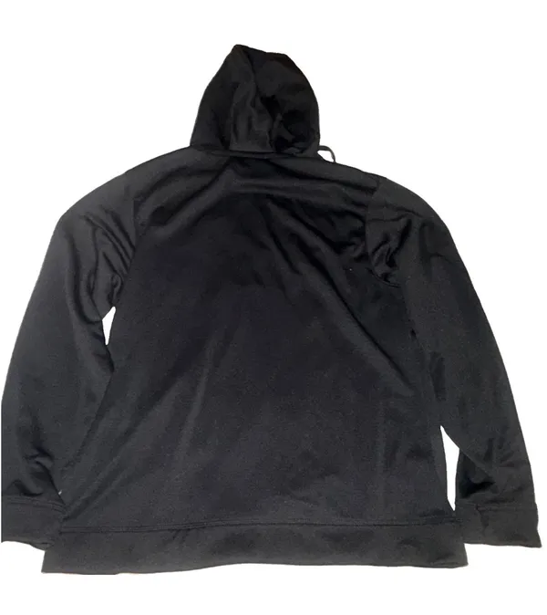 Jostens Castle Knights Black Pullover Hoodie Embroidered Logo Pockets Men L - Image 4