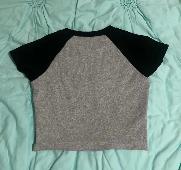 Amazon Gray Baby Tee - Image 2