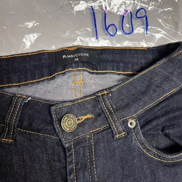 Ambicione Jeans‎ Women's size 28 waist blue High Rise Flare Stretch 38eu AQC-C - Image 3