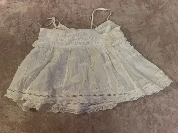 White beachy top - Image 4