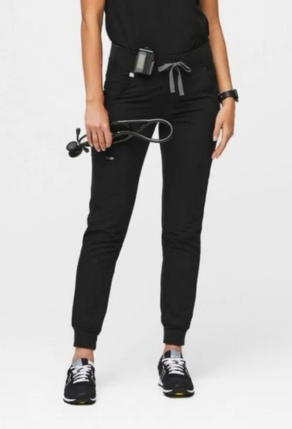 FIGS Zomora black fig scrub pants size XS doctors nurse scrub pants work wear women’s - Image 9