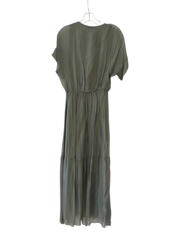 Scandal Italy Silk Aruba Dress Women’s One Size Sage - Image 6