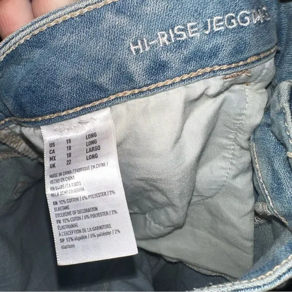 American Eagle Outfitters Ripped Blue Jeans - Image 2