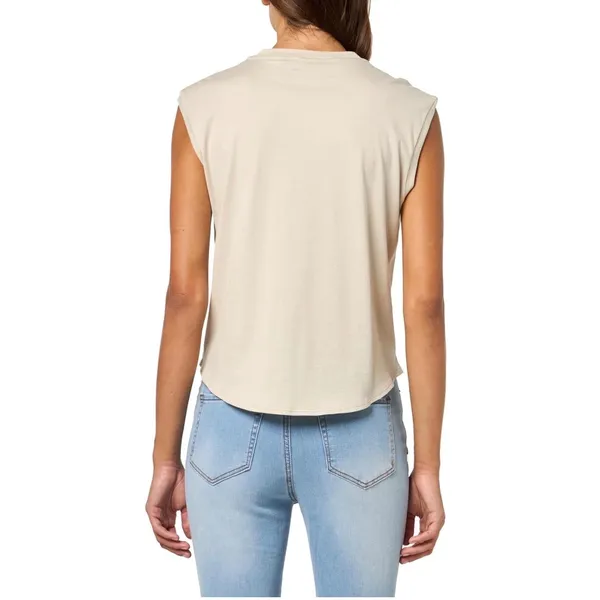 NWT Theory Shirt‎ Tail Tank Top Sand Sleeveless Crewneck Size M - Image 2