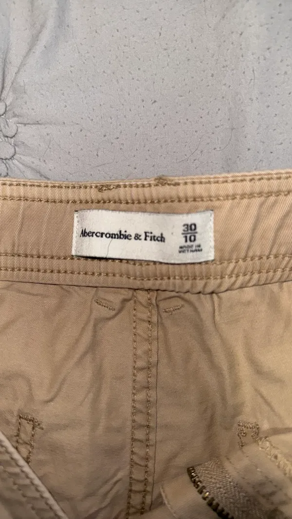 Abercrombie Khaki Cargo Pants - Image 2