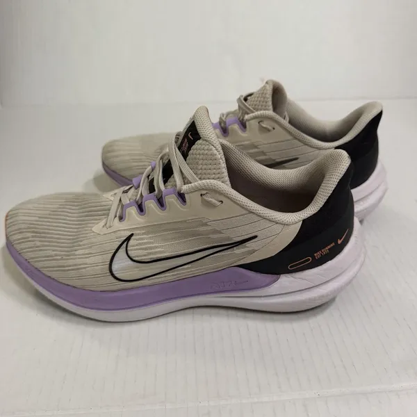 Nike Air Winflo Shoes Womens 9 Beige Purple Mesh Running Sneakers DD8686-103 - Image 6