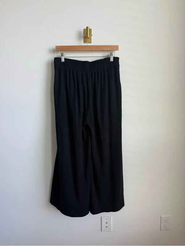 Anthropologie Ettawa Lucerne Wide Leg Pants Black XS - Image 9