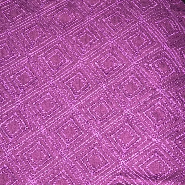 Purple Eddie Bauer Long Sleeve T-Shirt With Embroidered Diamonds Size 1X - Image 7