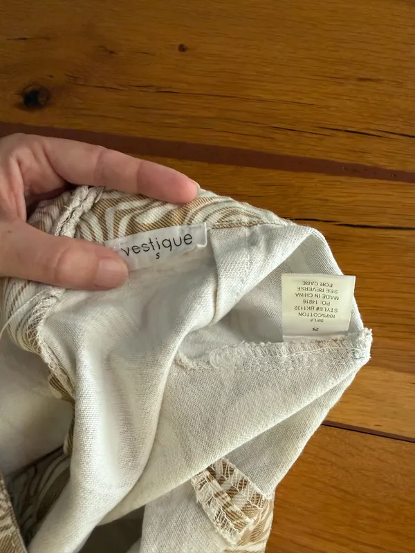 Vestique Swirl Neutral Skirt - Image 5