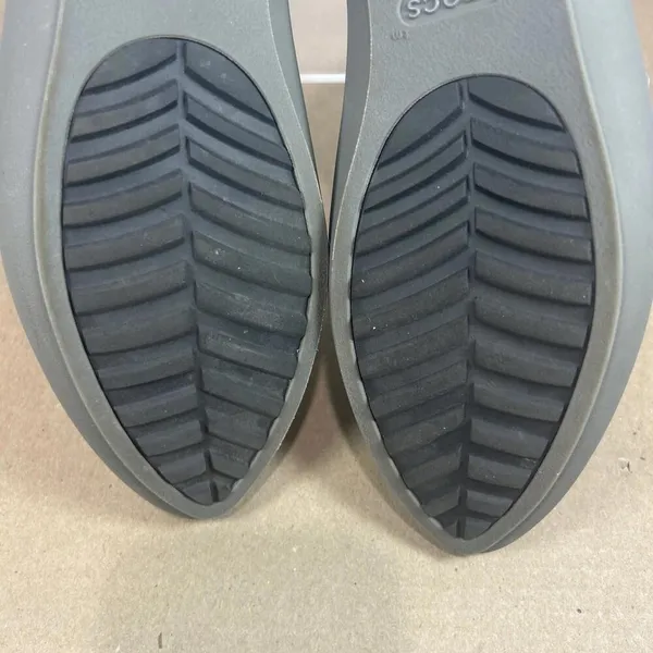 Crocs Eve Gray Ballet Flat Size W8 Iconic Comfort Pointed - Image 8