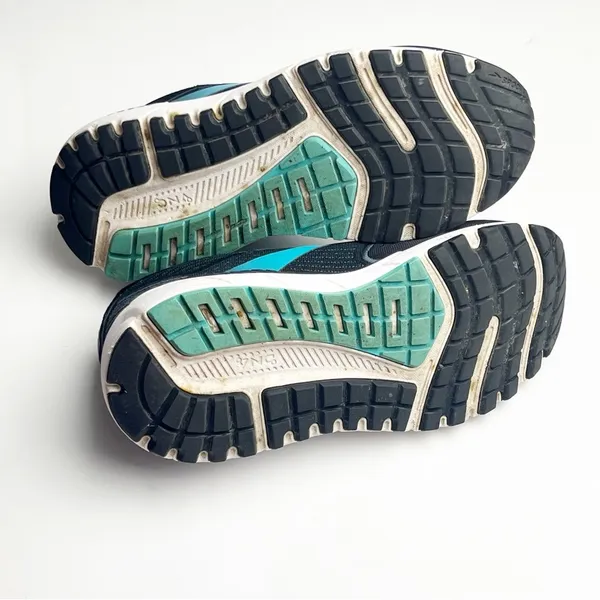 BROOKS Aerial 20 Black Blue Teal Lace Up Athletic Running Shoes, Size 10B - Image 3