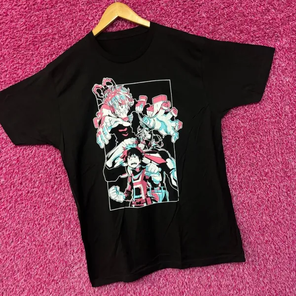 My Hero Academia Anime Characters Tshirt XL - Image 3