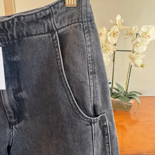 Pistola Lottie High Rise Relaxed Bowed Leg Jeans Zen Wash 26 NWT - Image 8