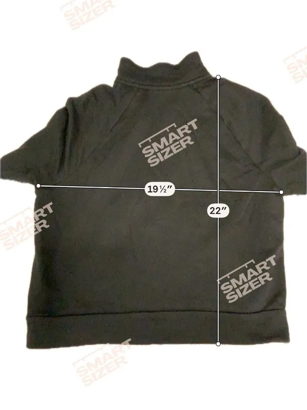 PUMA Black Half Zip Collared Pullover Sweatshirt Medium Logo Collared Pocket - Image 2