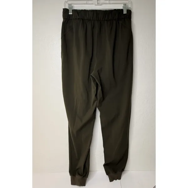 Lululemon Womens Size 8 Dark Olive Green Jogger Pants Athleisure High Rise Gym‎ - Image 10