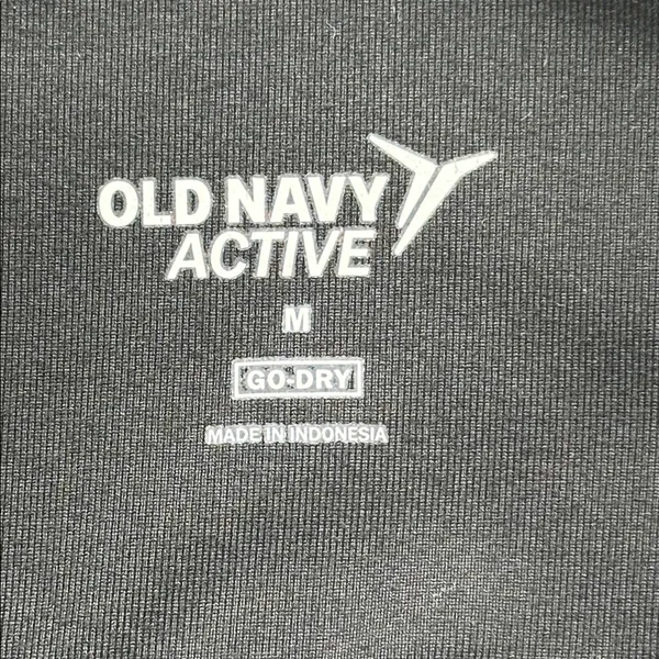 Old Navy Active Black Go-Dry Leggings with Sheer Panels size M - Image 2