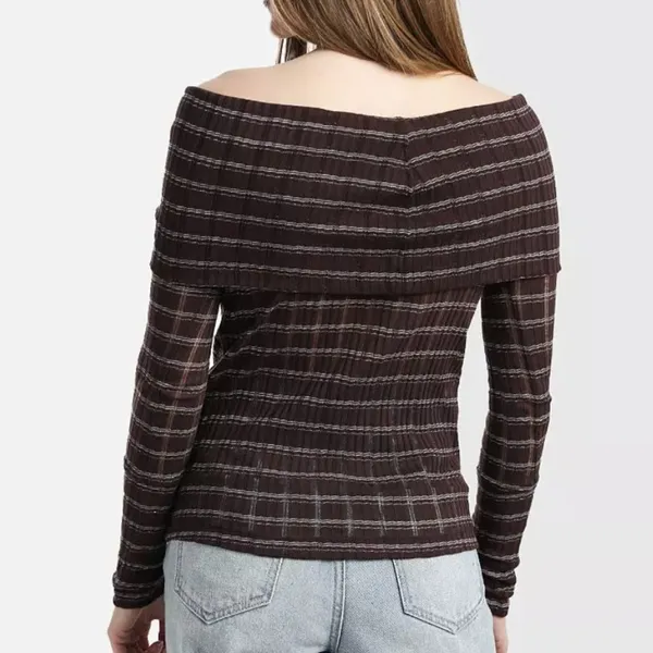 Free People Snowbunny Girlfriend Off the Shoulder Top​​​​​​​​​​​​ - Image 3