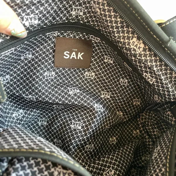 The Sak Black Knitted Baguette Purse - Image 8