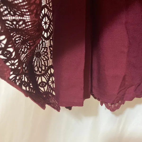 NWT Abercrombie and Fitch 1892 Collection Lace Short Sleeve Mini Dress Medium - Image 6