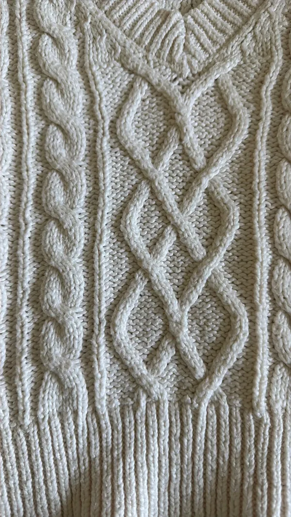 Aerie Sweater Vest Cable Knit - Image 6