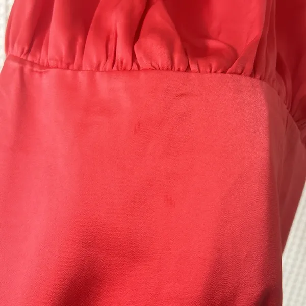 NWT She + Sky Sleeveless Satin Silk Dress with Twist Front High Neck Band Detail - Image 7