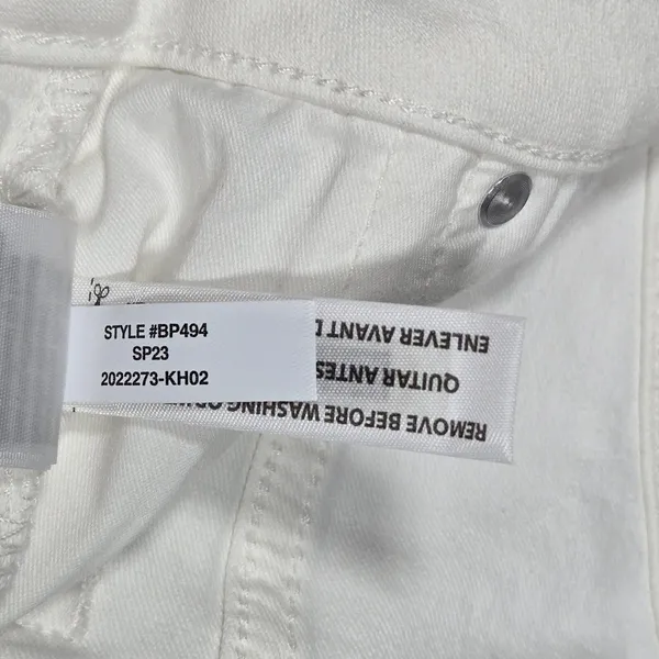 J. Crew Curvy Vintage Slim Straight Jeans White Size 27‎ Style BP494 - Image 10