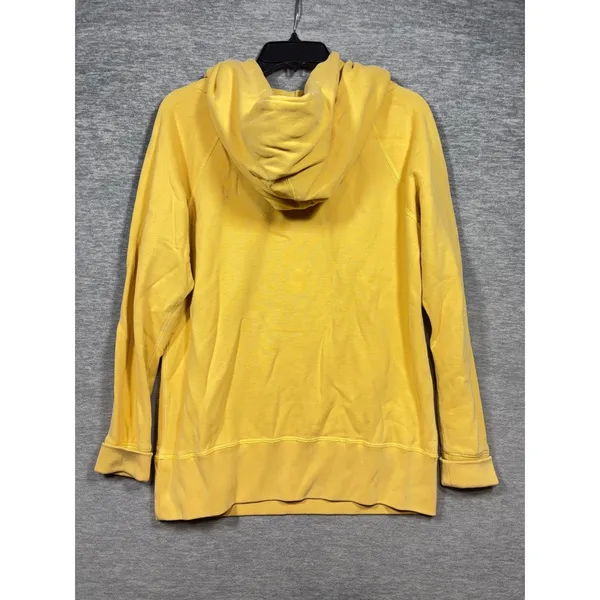 Vtg American Eagle‎ Outfitters Womens M Mustard Hoodie Pullover NY Cozy Fall - Image 5