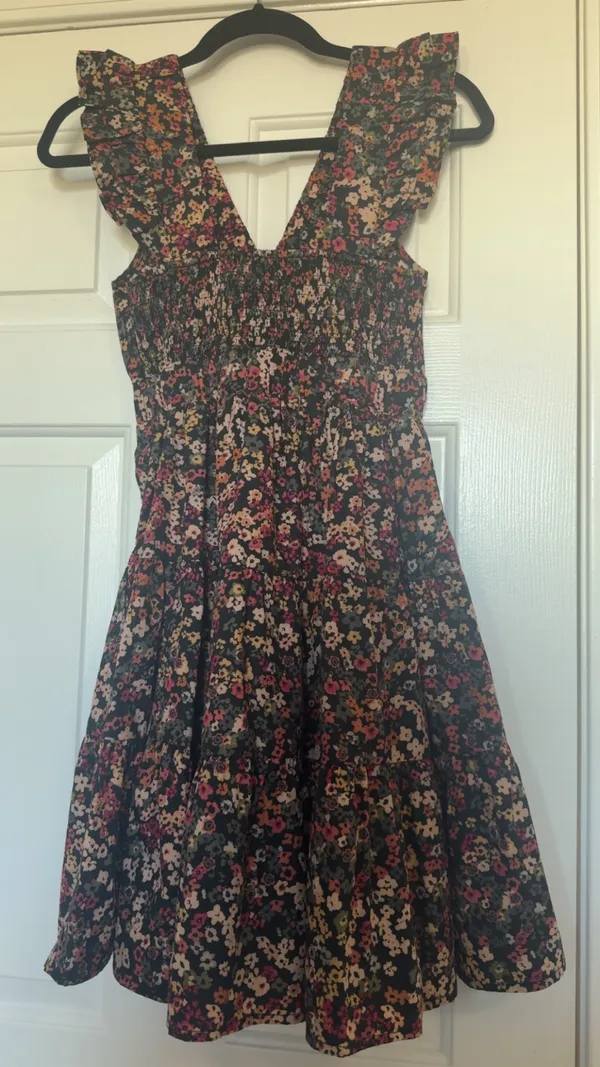 Abercrombie Dress Mini Floral Black - Image 2