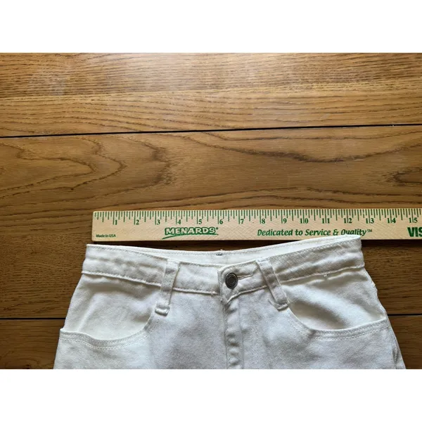 Saints & Hearts Women Size Small White Flare Jeans Boho Y2K Bell Bottom Hippie - Image 4