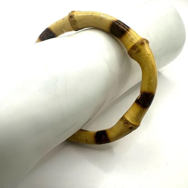 Bamboo bangle bracelet - Image 5