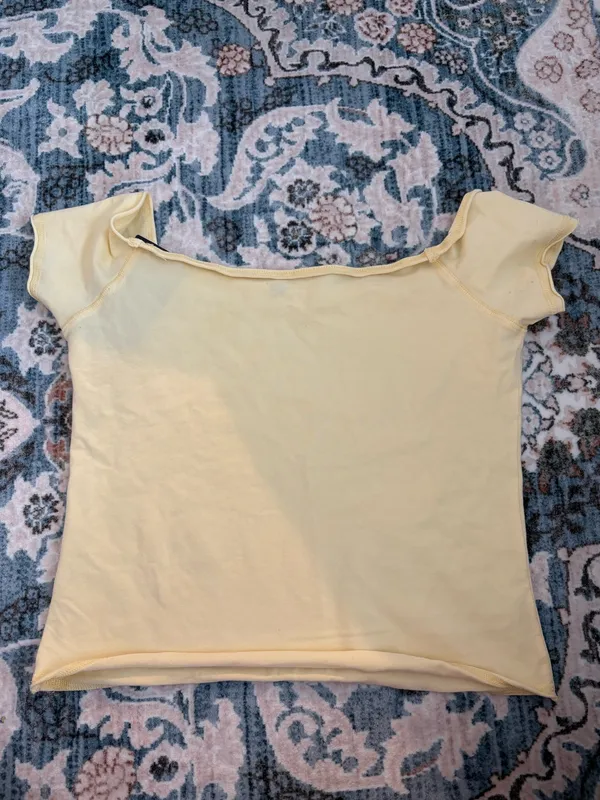 Brandy Melville butter yellow top - Image 2