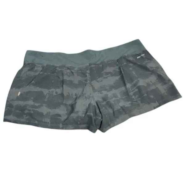 Nike Dri-Fit XL Camo Running Shorts Womens Athletic Gym Workout Activewear Sport - Image 3