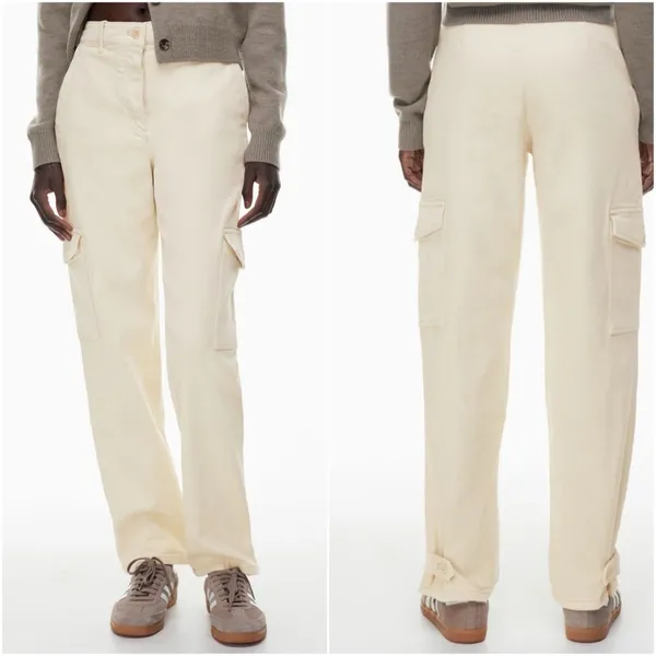 ARITZIA Wilfred Free Modern Cargo Pant in Birch size 16 jeans - Image 2