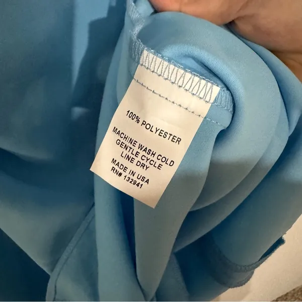 Amanda Uprichard New York Sky Blue Cocktail Dress Size XS - Image 5