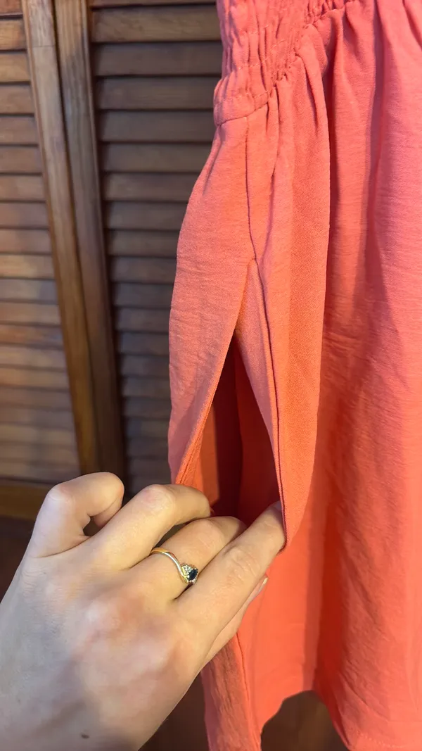 Coral Romper Orange Size M - Image 2