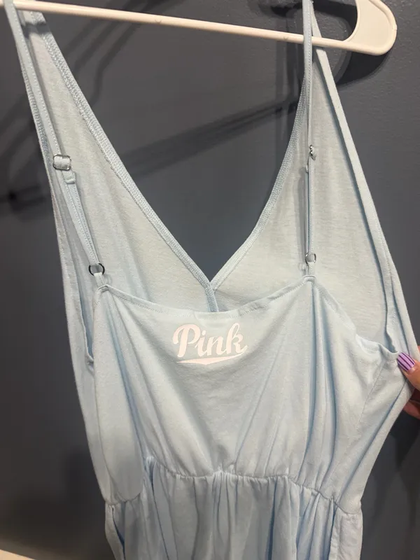 Victoria's Secret PINK Romper Light Blue - Image 3