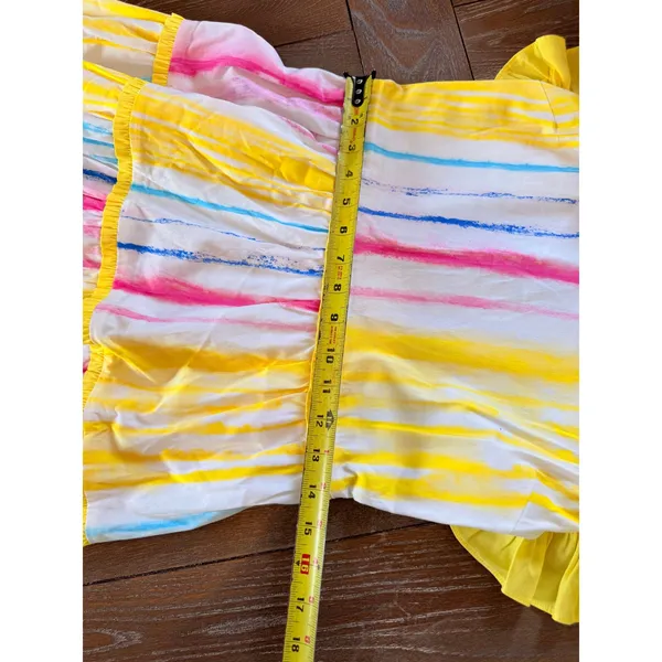 Alden Adair Amora Dress Womens Yellow Multi S - Image 6