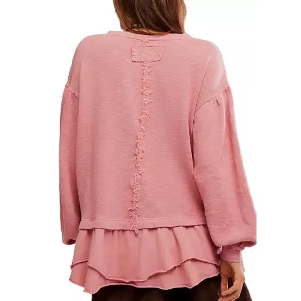 We The Free Maddie Long Sleeve Pullover by Free People size small - Image 2
