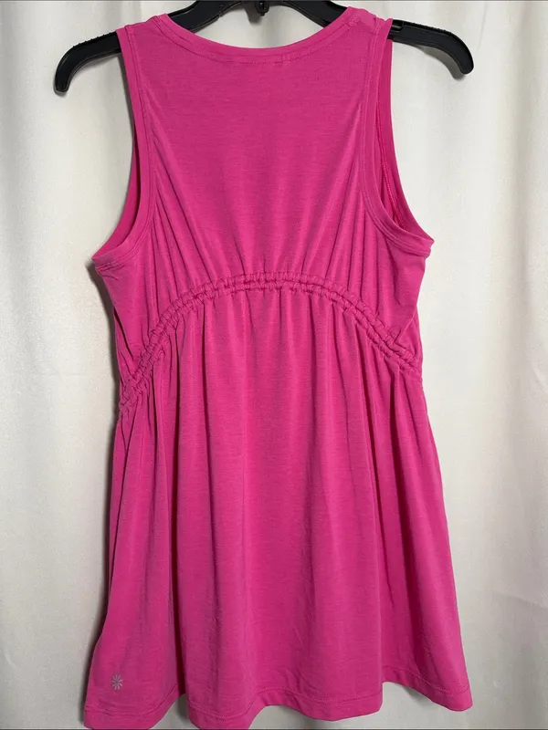Athleta Air Out Cinch Tank Top Pink Small - Image 4
