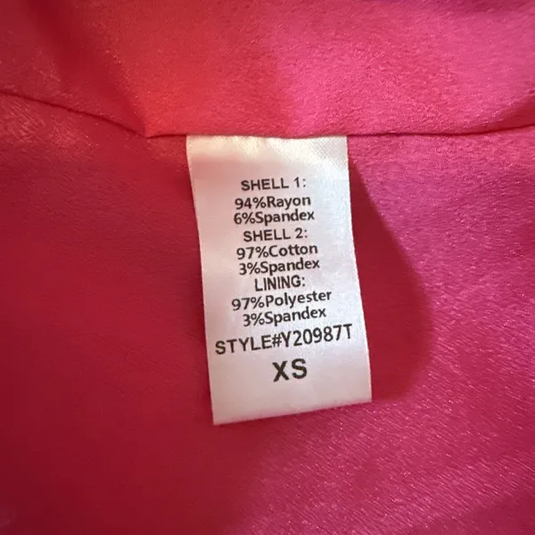 Tuckernuck Marissa Midi Off the Shoulder Dress Women's Sz X Small Pink - Image 7