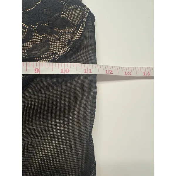Victoria's Secret X Chantal Thomass Vintage Garter Teddy Lace Lingerie 34C Black - Image 14