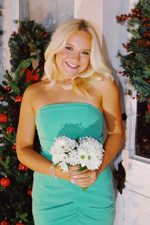 Green mini dress Size 4 - Image 2