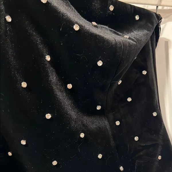 Endless Rose Black Velvet bustier with Rhinestones medium‎ - Image 3