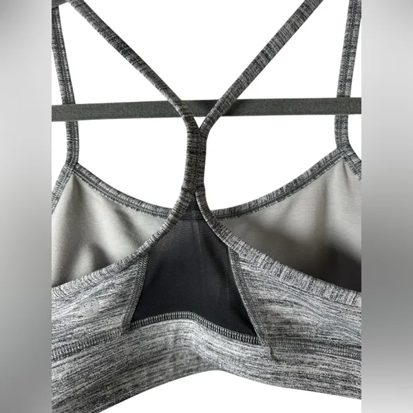 Lululemon Flow Y Bra IV Magnum Space Dye Grey‎ Size 8 - Image 8