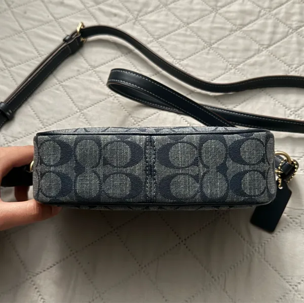 Coach Mini Jamie Camera Bag in Navy Blue - Image 5