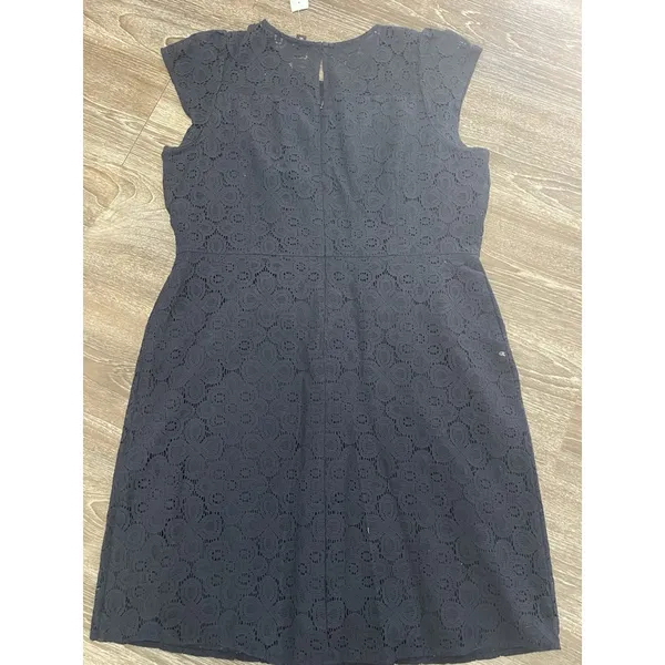 Vintage 80s Gunne Sax Dress 5/6‎ Black Jessica McClintock Velvet Taffeta USA - Image 2