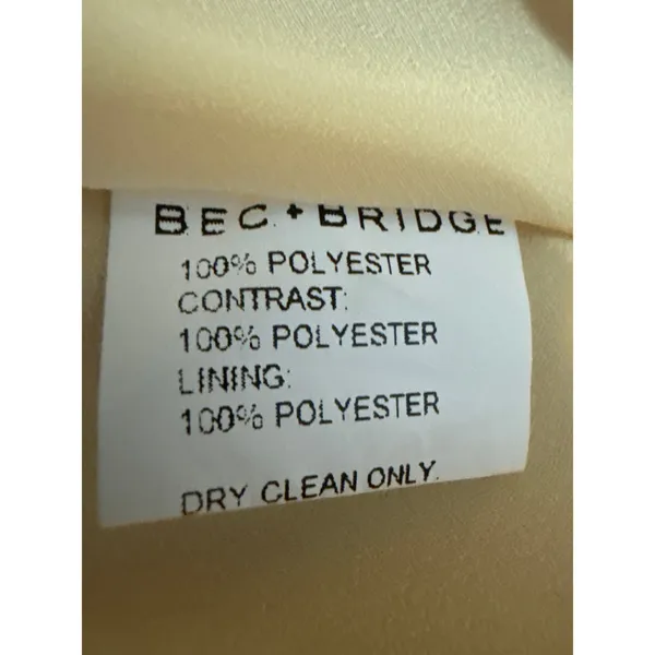 BEC & Bridge Carrie Yellow Satin Silk Sleeveless Cutout Cami Slip Midi Dress 4 - Image 8