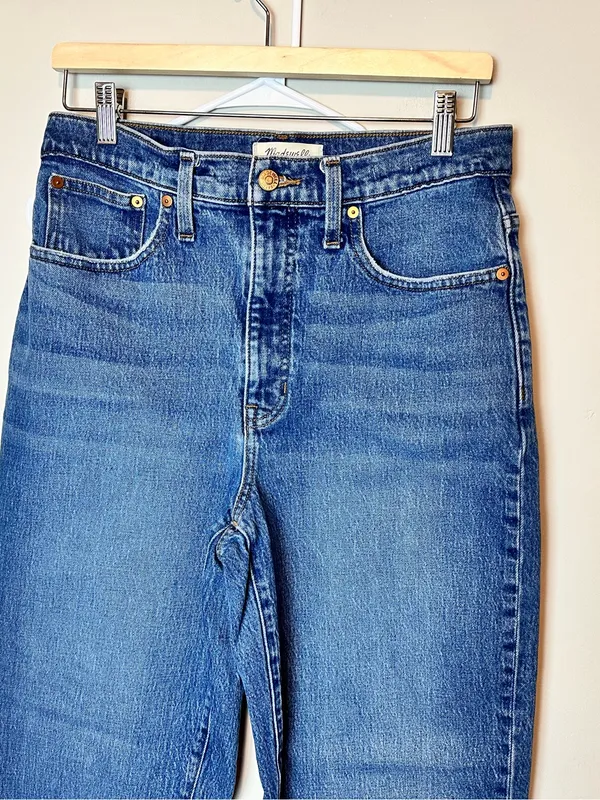 Madewell High-Rise Balloon Jeans in Ellisboro Wash Size 29 Cropped Retro - Image 3